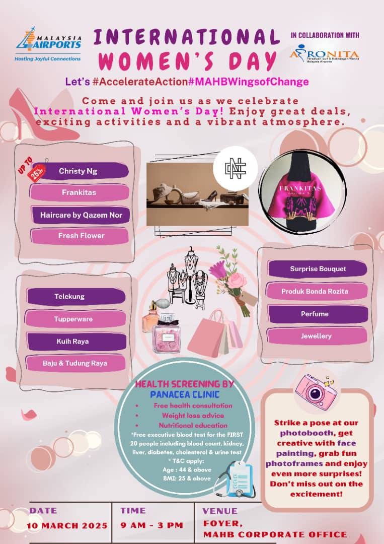 Booth Pengedar, Puan Nur Hafizah di MAHB Corporate Office sempena Women's Day 10 Mac 2025 — 2