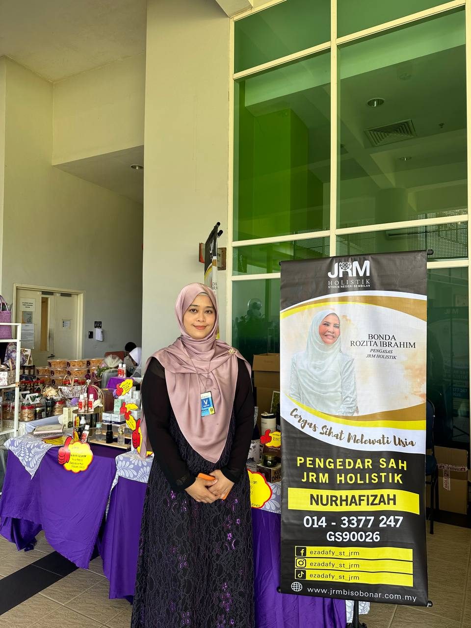 Booth Pengedar, Puan Nur Hafizah di MAHB Corporate Office sempena Women's Day 10 Mac 2025 — 3