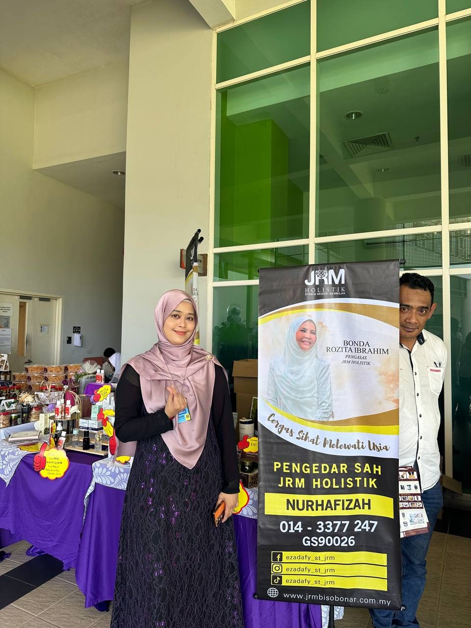 Booth Pengedar, Puan Nur Hafizah di MAHB Corporate Office sempena Women's Day 10 Mac 2025 — 5