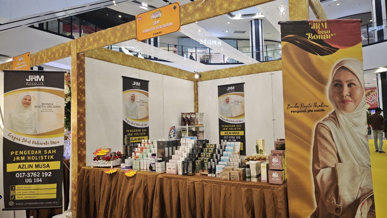 Booth Pengedar, Puan Azlin Musa sempena Festival Pengantin di AEON Mall Nilai 13 Mei Hingga 18 Mei 2025 — 1