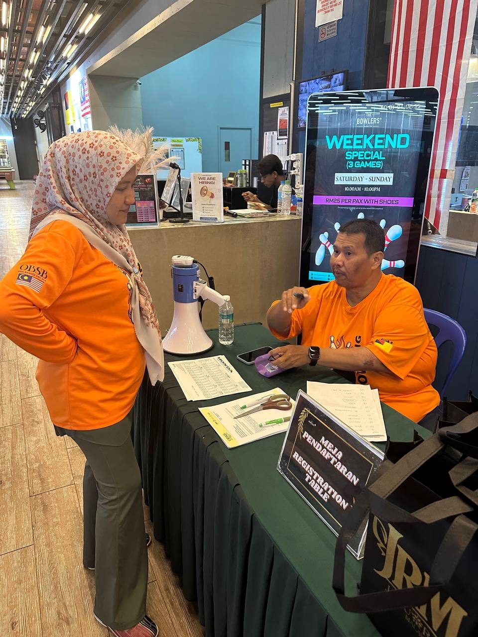 Program Bowling Persahabatan Anjuran OBSB di Mesa Mall, Nilai 24 Julai 2025 — 8