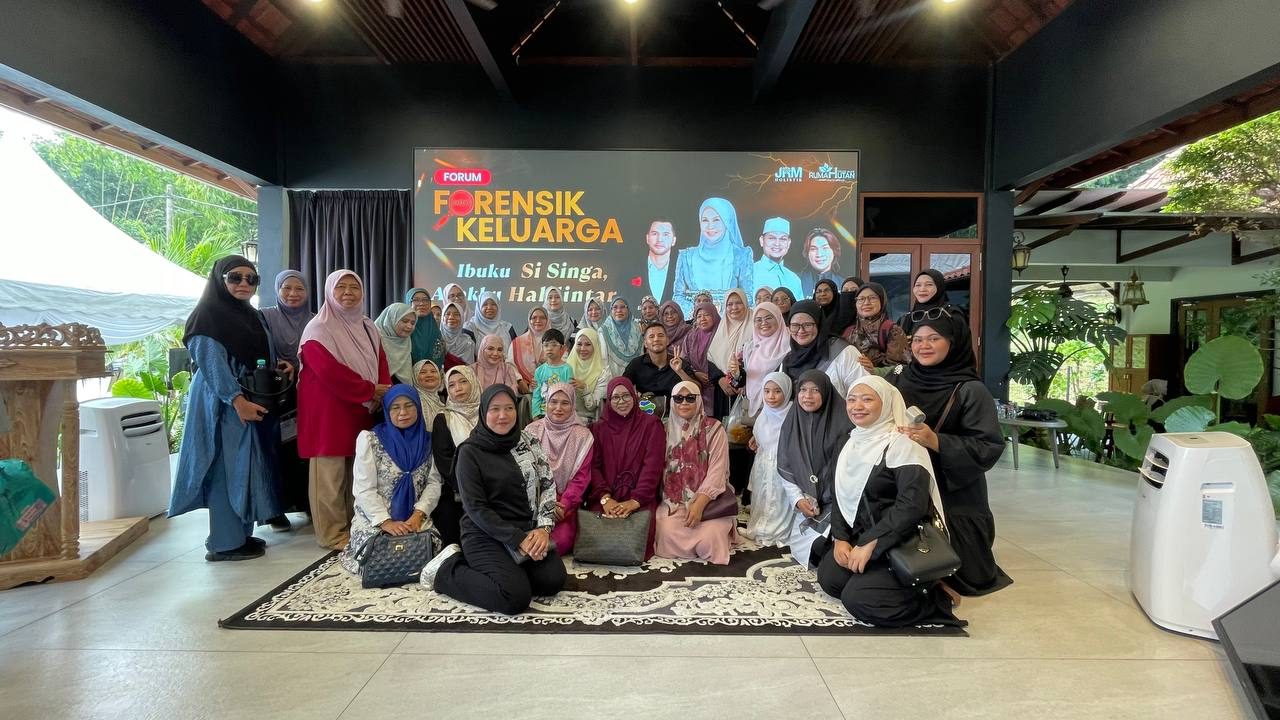Program Forensik Keluarga: Ibuku Si Singa, Anakku Si Halilintar di Rumah Hutan Terapi Alam 26 Julai 2025 — 1
