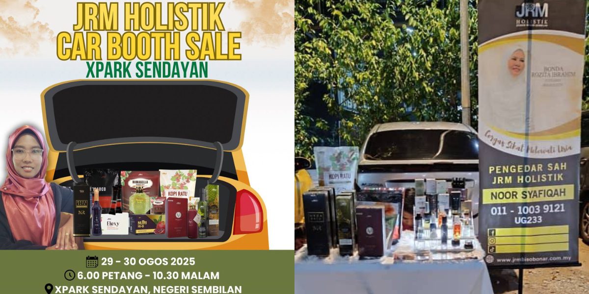 Car Booth Sales oleh Pengedar JRMNS, Puan Syafiqah di X Park Sendayan — 1