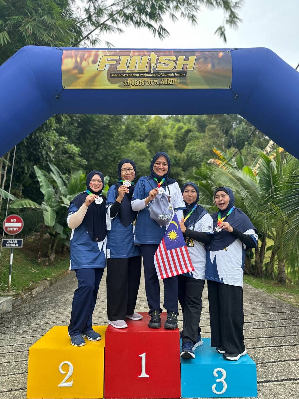 Program Briskwalk sempena Sambutan Hari Kemerdekaan yang ke 68 Tahun di Rumah Hutan Terapi Alam — 7