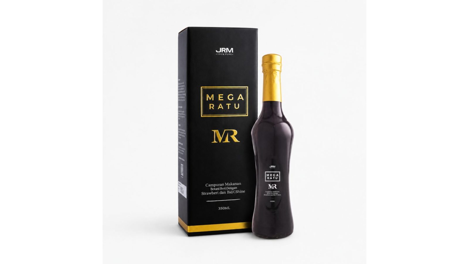 Botol dan kotak Mega Ratu JRM