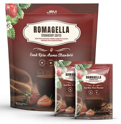 Kopi Romagella Strawberry, produk JRM